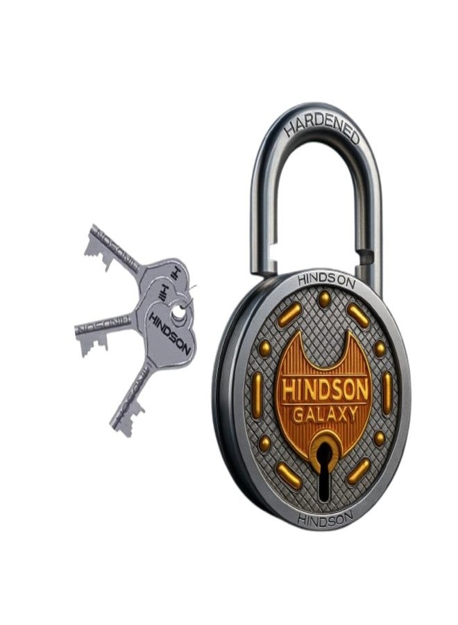 Hindson Galaxy Heavy Duty Multipurpose Padlock for Home, Office & Gate - Pack of 1 - Image 1